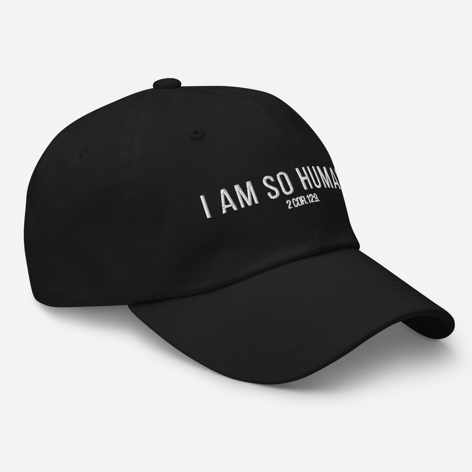 S H A - UNISEX DAD HAT - BLACK