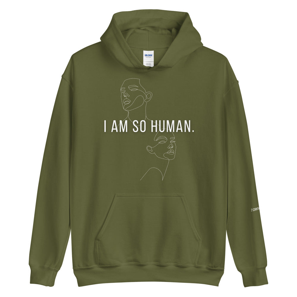 I A S H - UNISEX HOODIE - ARMY