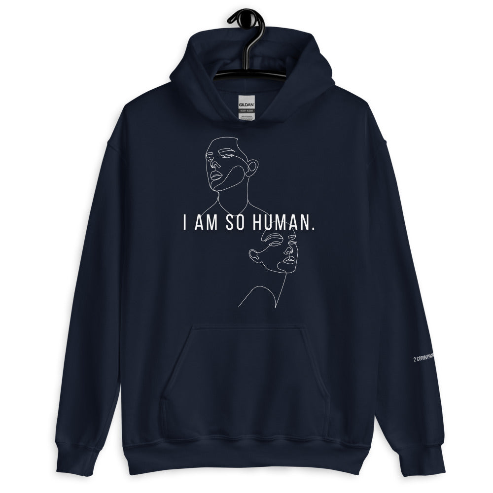 I A S H - UNISEX HOODIE - NAVY