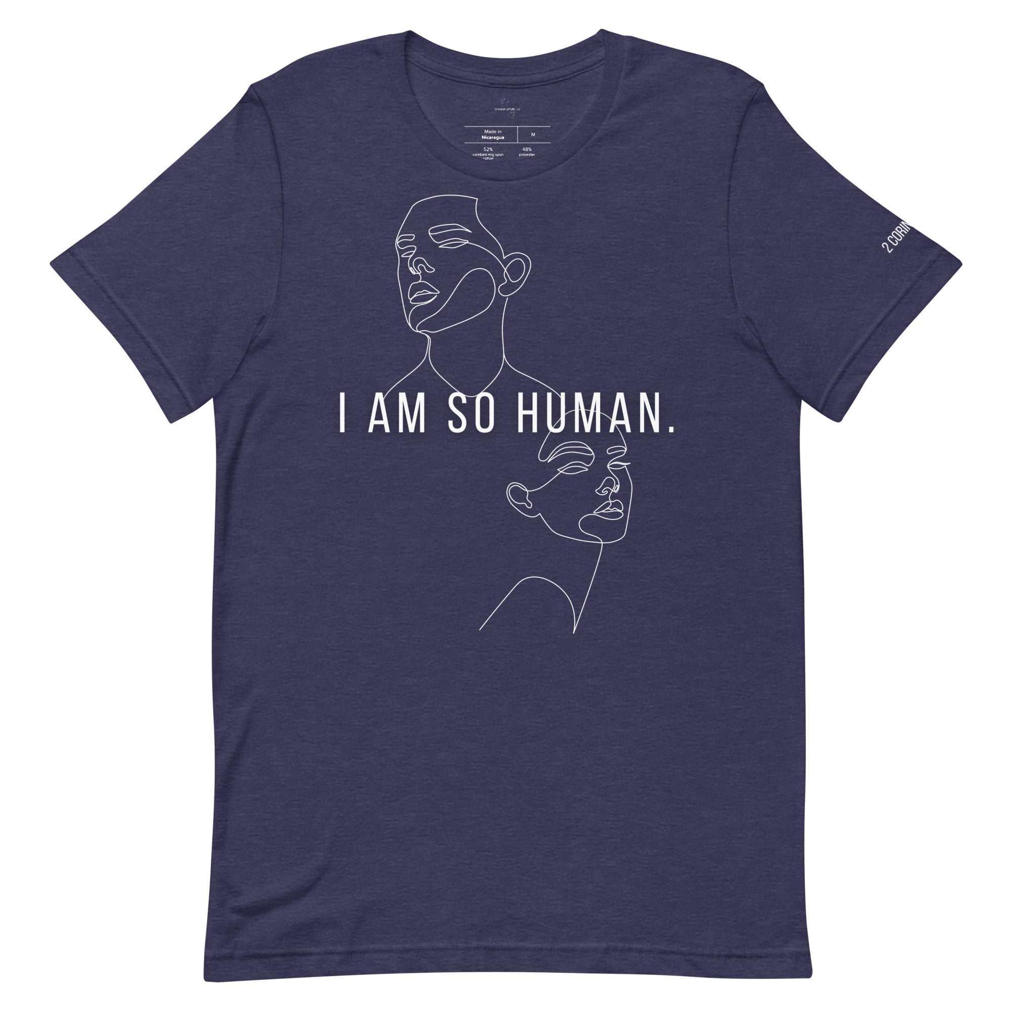 I A S H - UNISEX TEE - NAVY