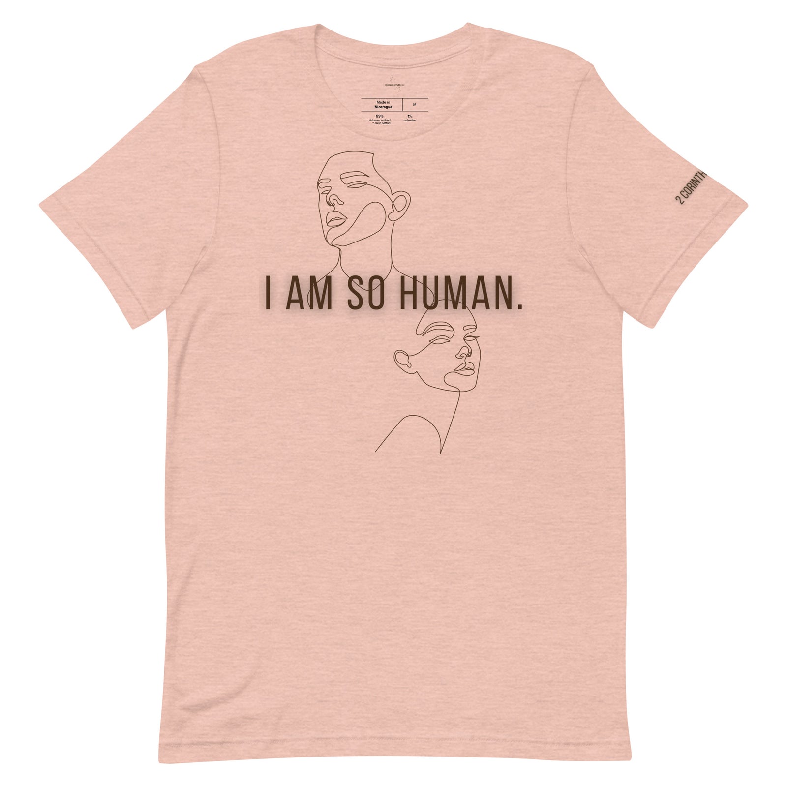 I A S H - UNISEX TEE - PEACH